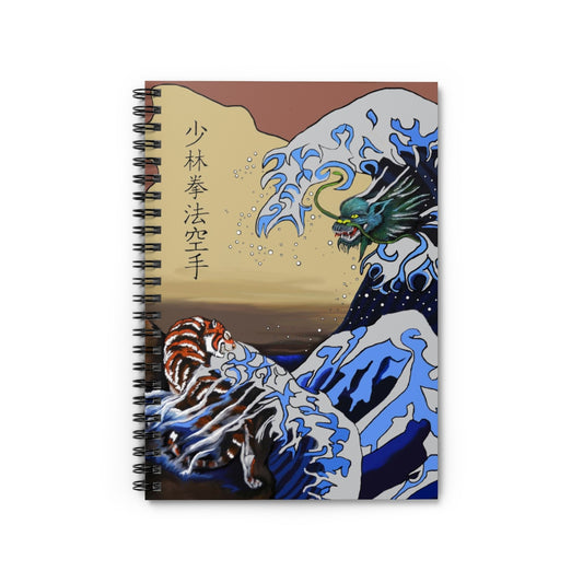 Earth & Sea Battle Spiral Notebook - Ruled Line